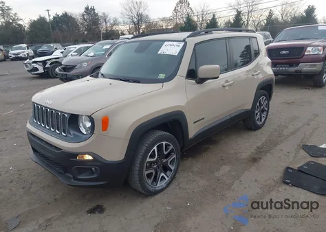 2016 Jeep Renegade Latitude из США, поврежденный, VIN ZACCJBBT2GPE20098